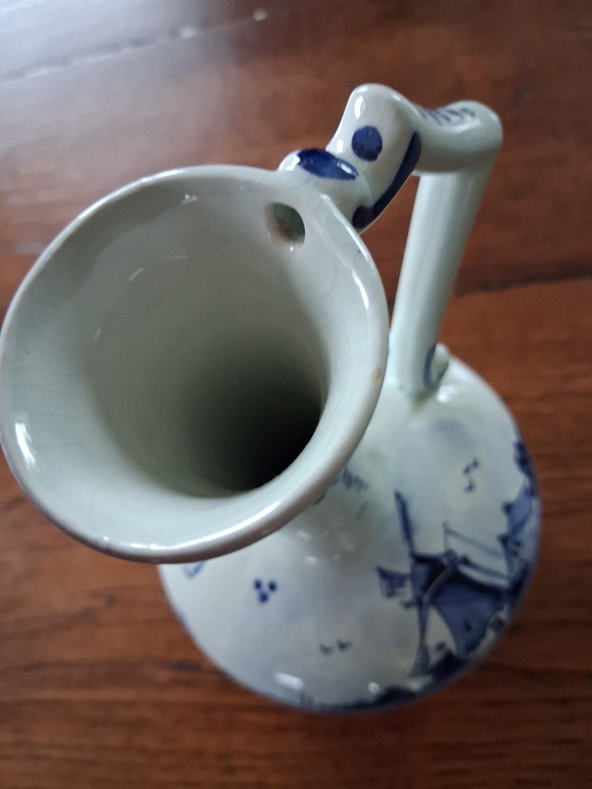 delfst blauw vaasje, Antiek en Kunst, Antiek | Keramiek en Aardewerk, Ophalen of Verzenden