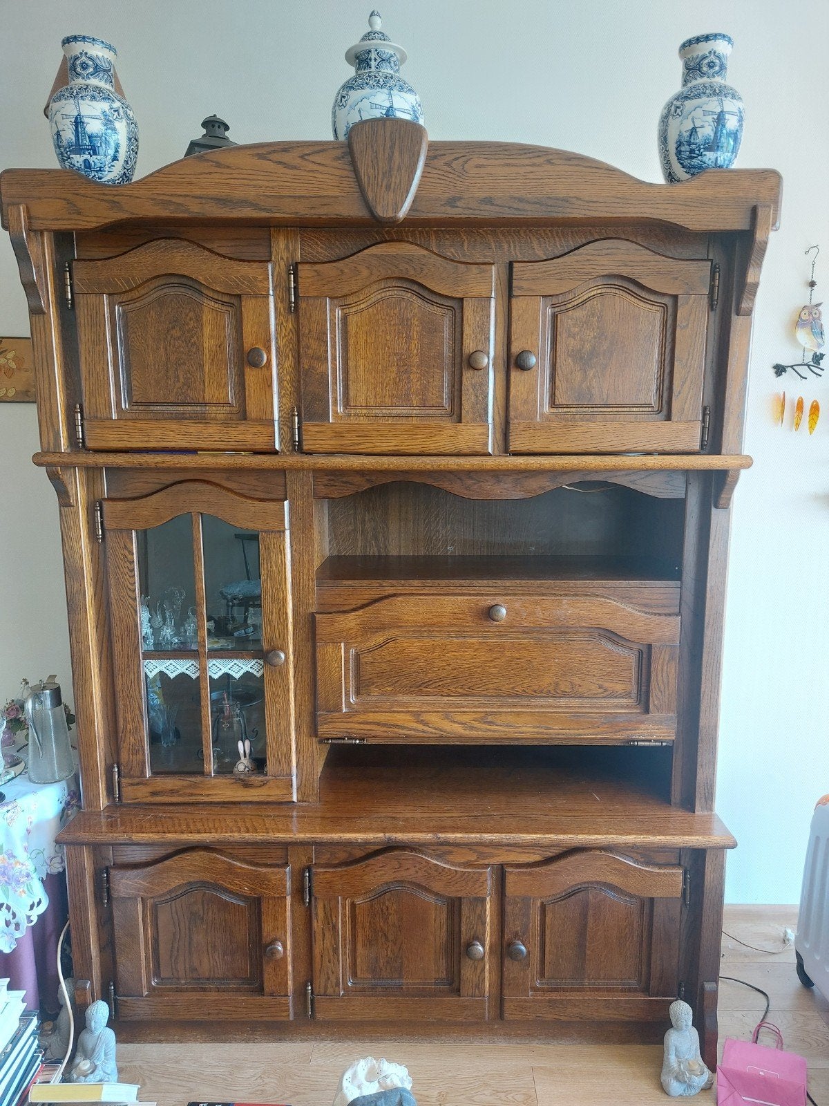 Gratis Eiken Kast - 155x200cm - Zelf Ophalen, Ophalen of Verzenden