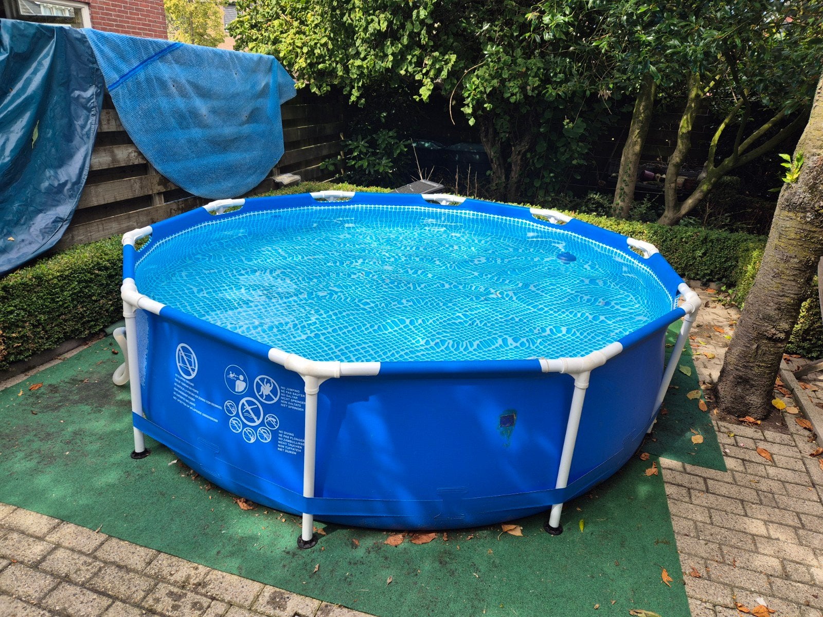 zwembad, Tuin en Terras, Minder dan 80 cm, Rond, 300 cm of meer, Ophalen of Verzenden