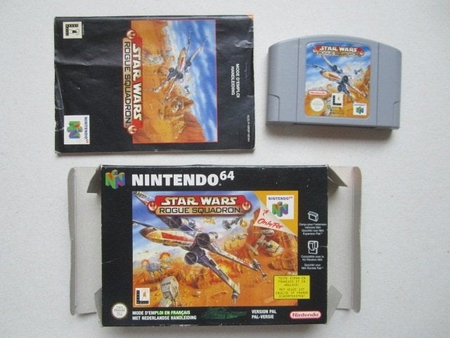 Star Wars Rogue Squadron N64 Nintendo 64, Spelcomputers en Games, Games | Nintendo 64, Gebruikt, Avontuur en Actie, 1 speler, Vanaf 3 jaar