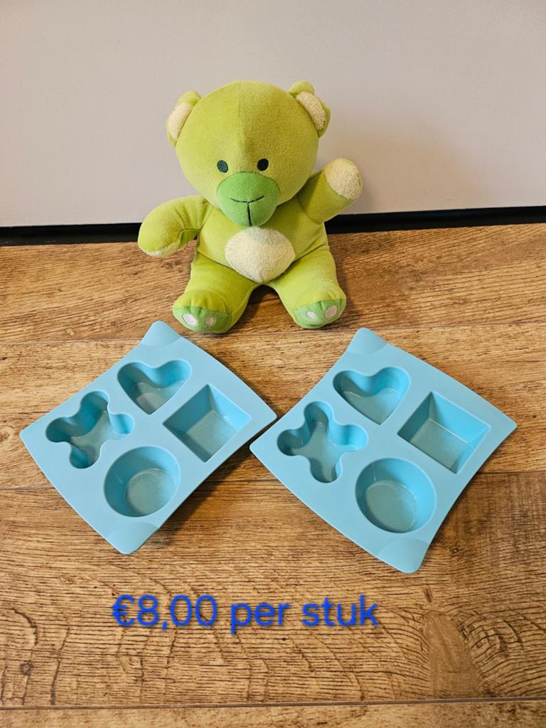 Tupperware multiflex vorm figuurtjes turquoise, Ophalen of Verzenden, Nieuw, Blauw, Overige typen