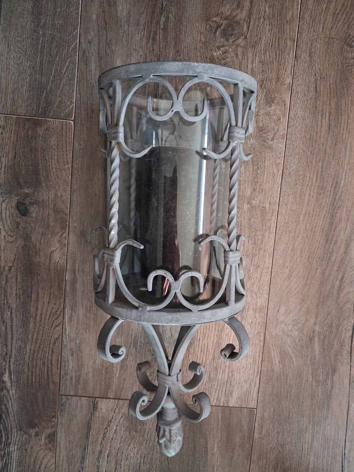 Wandkandelaar, Ophalen, Glas, Kaars