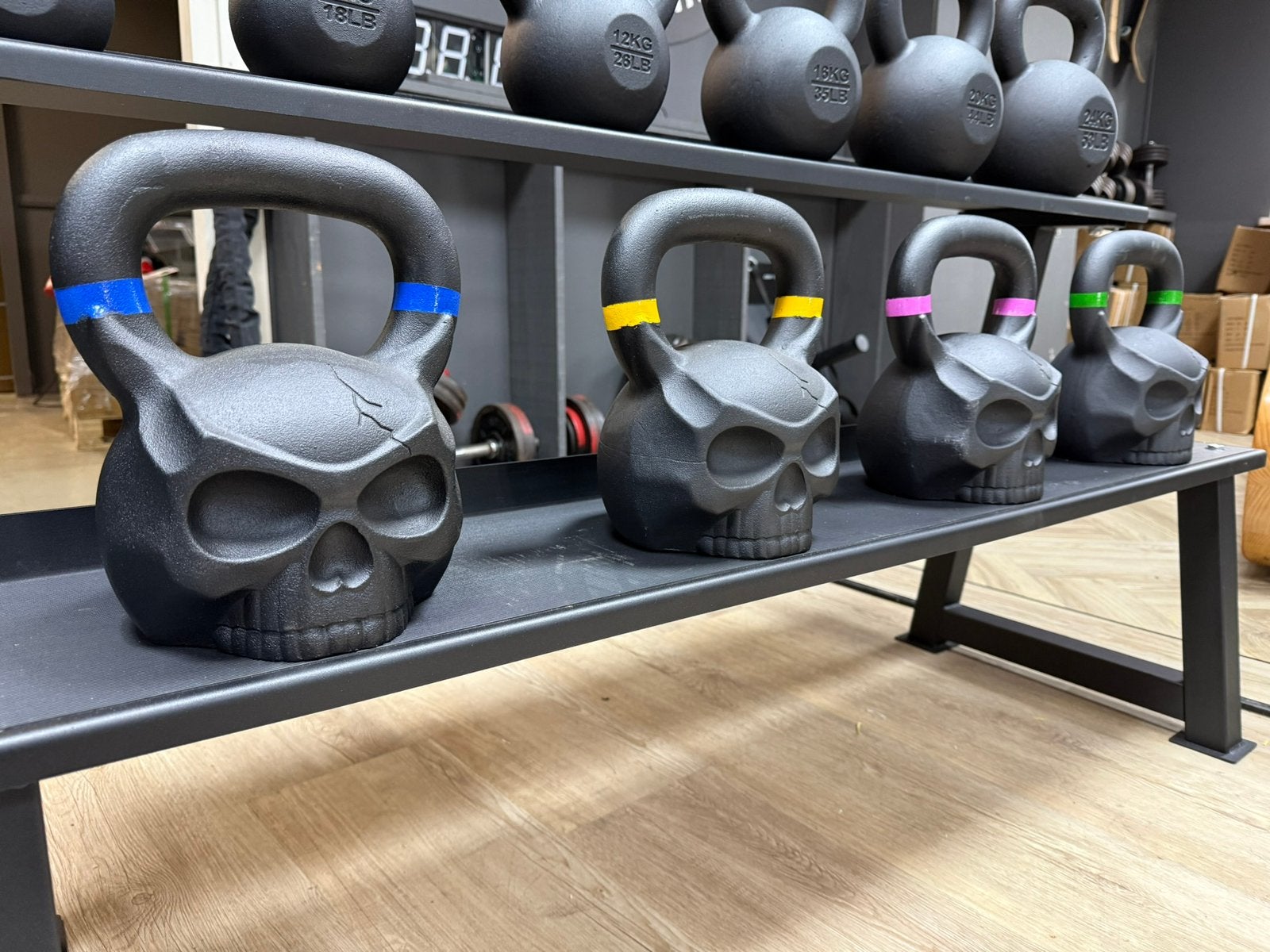 Competition Kettlebell \ kettle bell Skull \ Doodshoofd, Nieuw, Ophalen of Verzenden, Info@fitnesstradingtothemax.nl, .