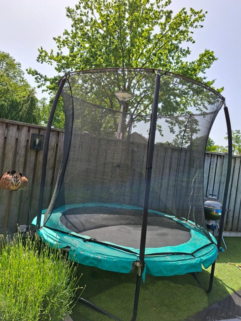 Trampoline, Kinderen en Baby's, Speelgoed | Buiten | Trampolines, Ophalen, Gebruikt