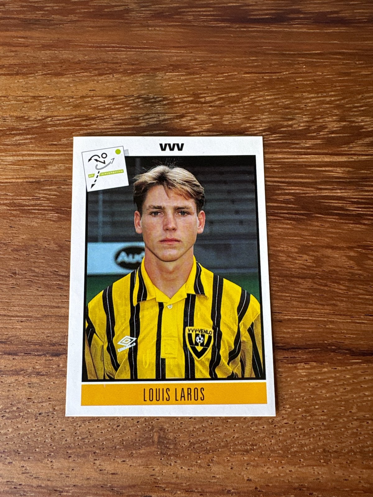 Panini Voetbal 1994 Louis Laros VVV-Venlo, Ophalen of Verzenden, Zo goed als nieuw, Stickers en Plaatjes