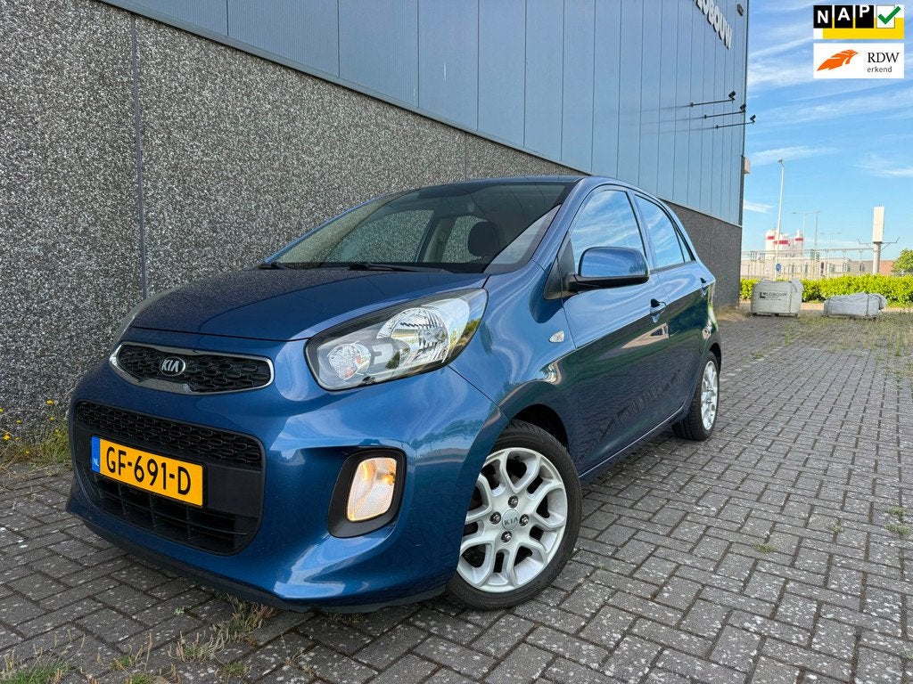 Kia Picanto 1.0 CVVT ComfortLine/Dealer onderh/Nieuwe APK en, Auto's, Voorwielaandrijving, Euro 5, Stof, Gebruikt