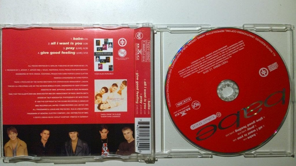 Take That - Babe, Cd's en Dvd's, Cd Singles, Ophalen of Verzenden, Zo goed als nieuw, Pop