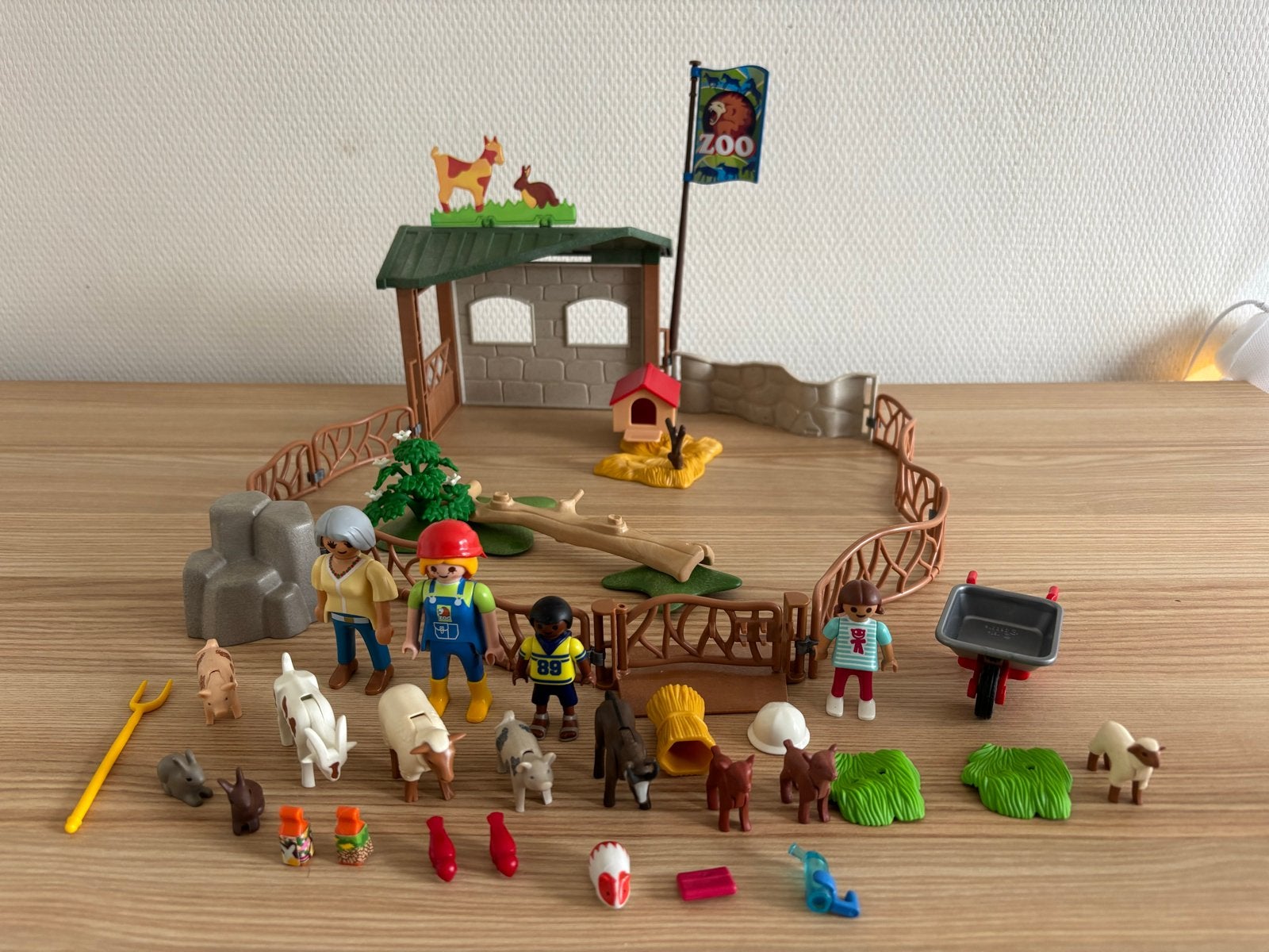 Playmobil Kinderboerderij met Dieren en Figuren, Ophalen of Verzenden, Zo goed als nieuw, Country, Gebouw