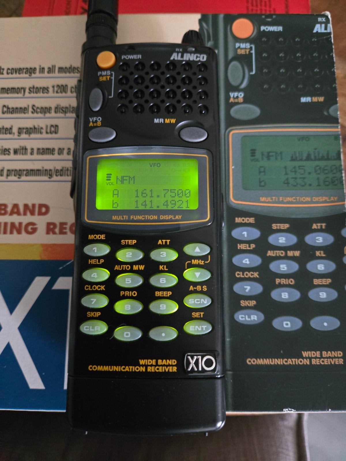 Alinco DJ-X10 breedband ontvanger compleet in doos fm,am,ssb, Ophalen, Zo goed als nieuw, 500 kanalen of meer