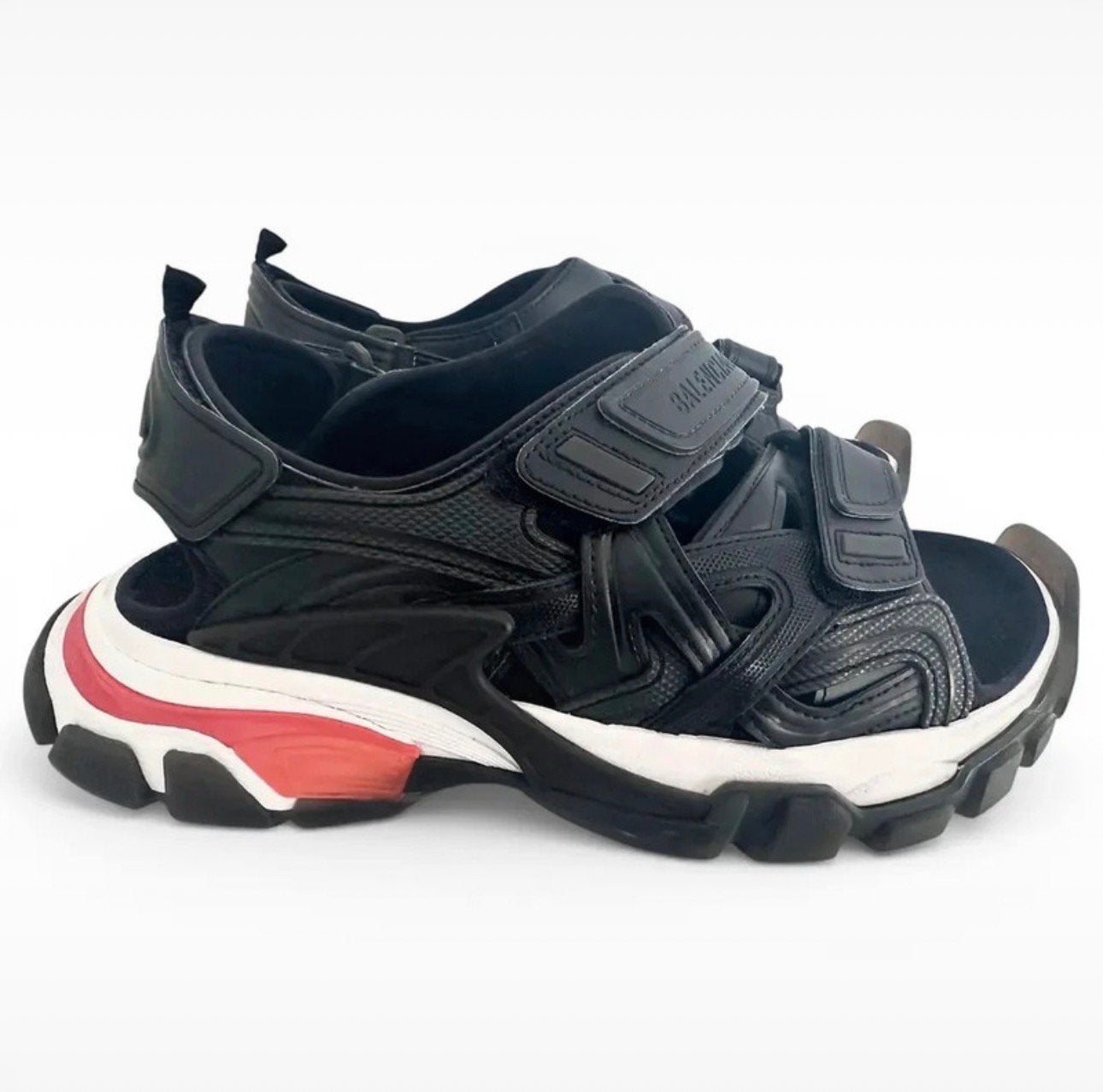 Balenciaga Track sandalen - Maat 42, Kleding | Dames, Schoenen, Ophalen of Verzenden, Gedragen, Zwart, Sandalen of Muiltjes