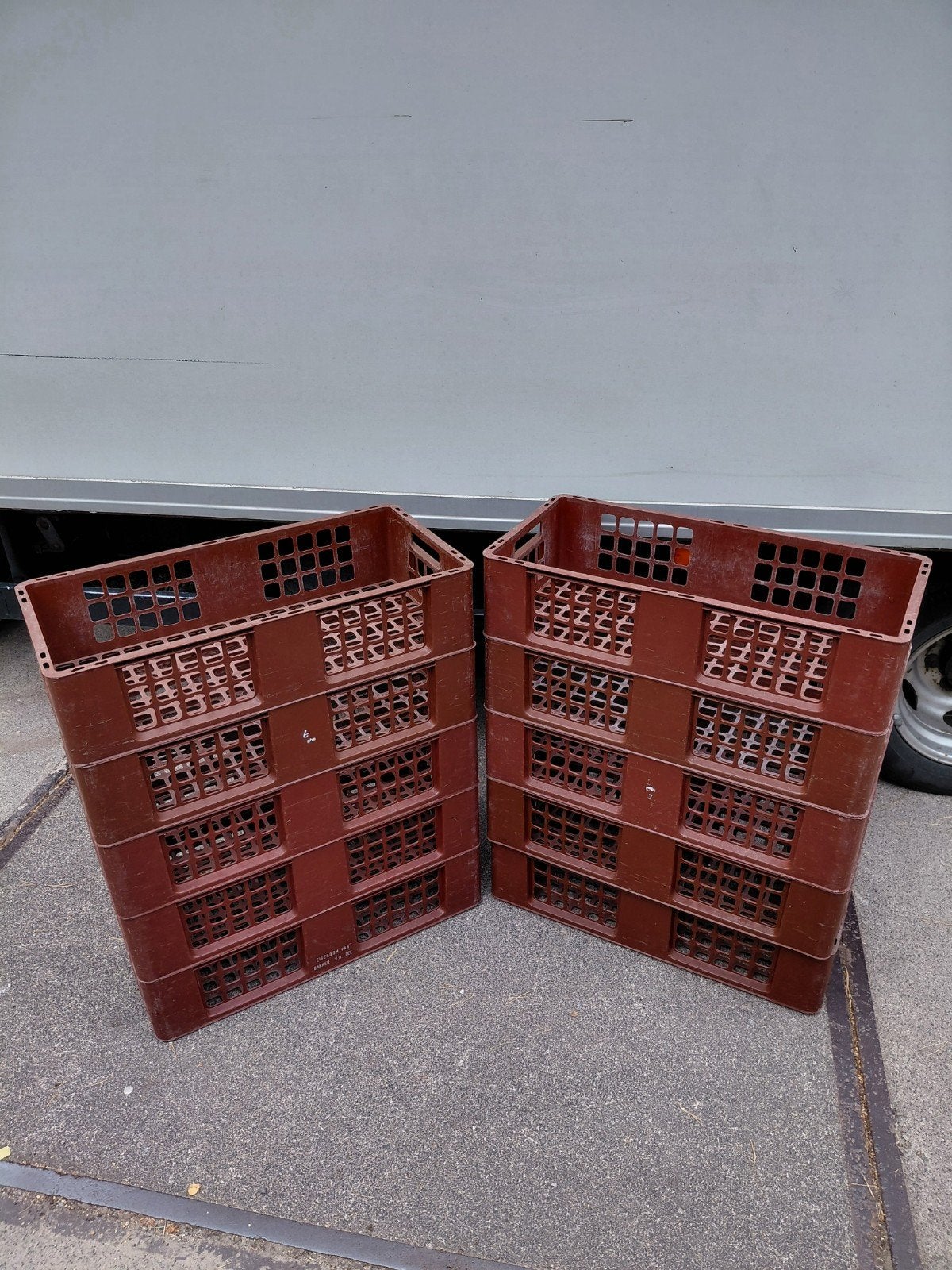 Kunstof levens middelen kratten, Ophalen, Gebruikt, 50 tot 75 cm, Minder dan 35 cm