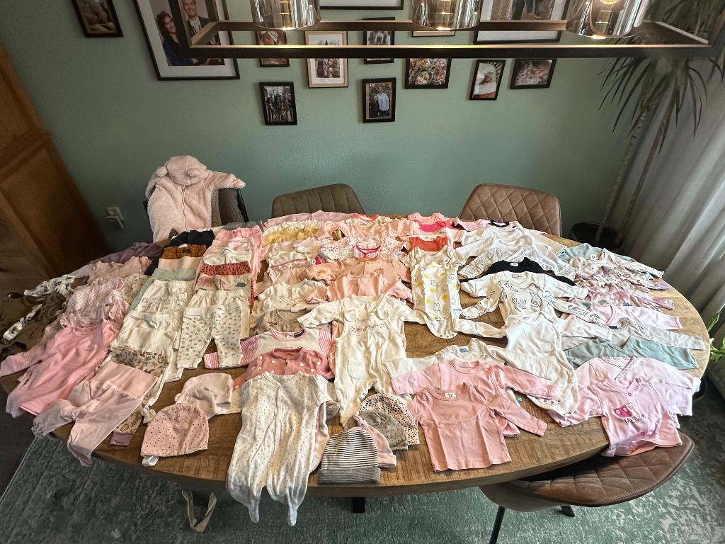 Groot Babykledingpakket maat 56 meisjes, Kinderen en Baby's, Babykleding | Maat 56, Ophalen of Verzenden, Gebruikt, Meisje, Overige typen