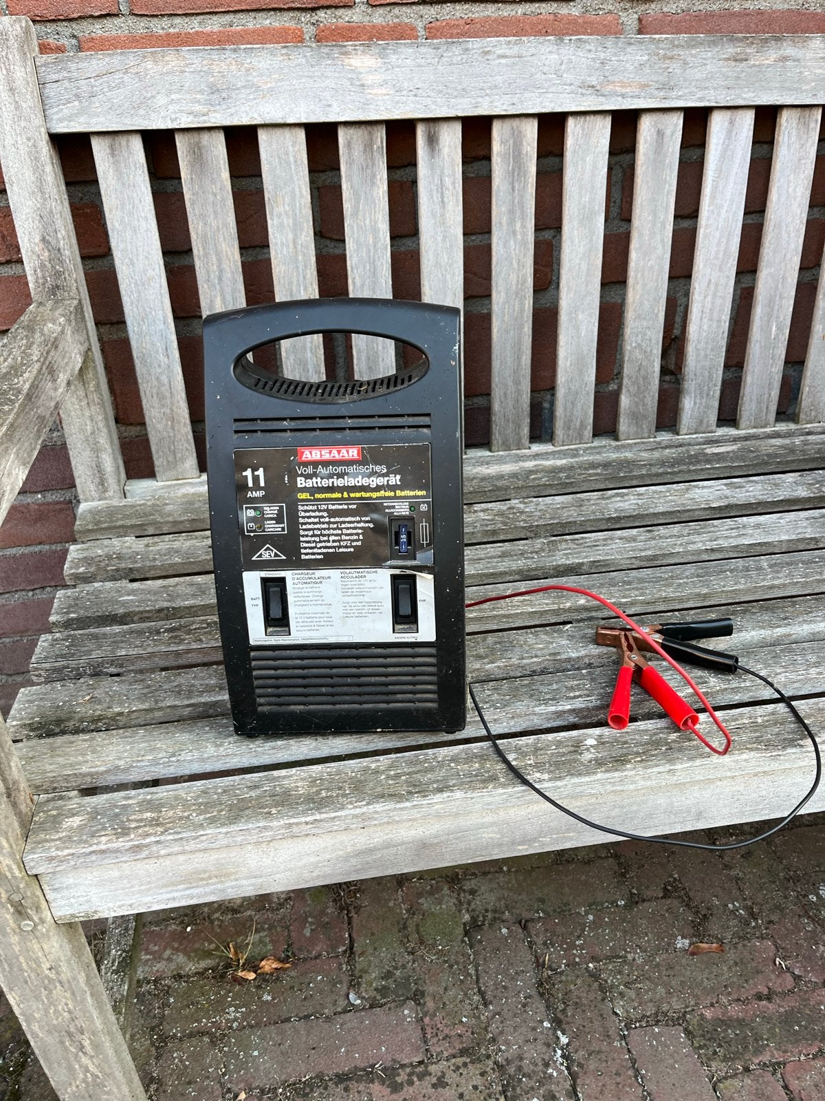 ABSAAR Volautomatische Acculader / Druppellader 11 AMP, Auto-onderdelen, Gebruikt, Universele onderdelen