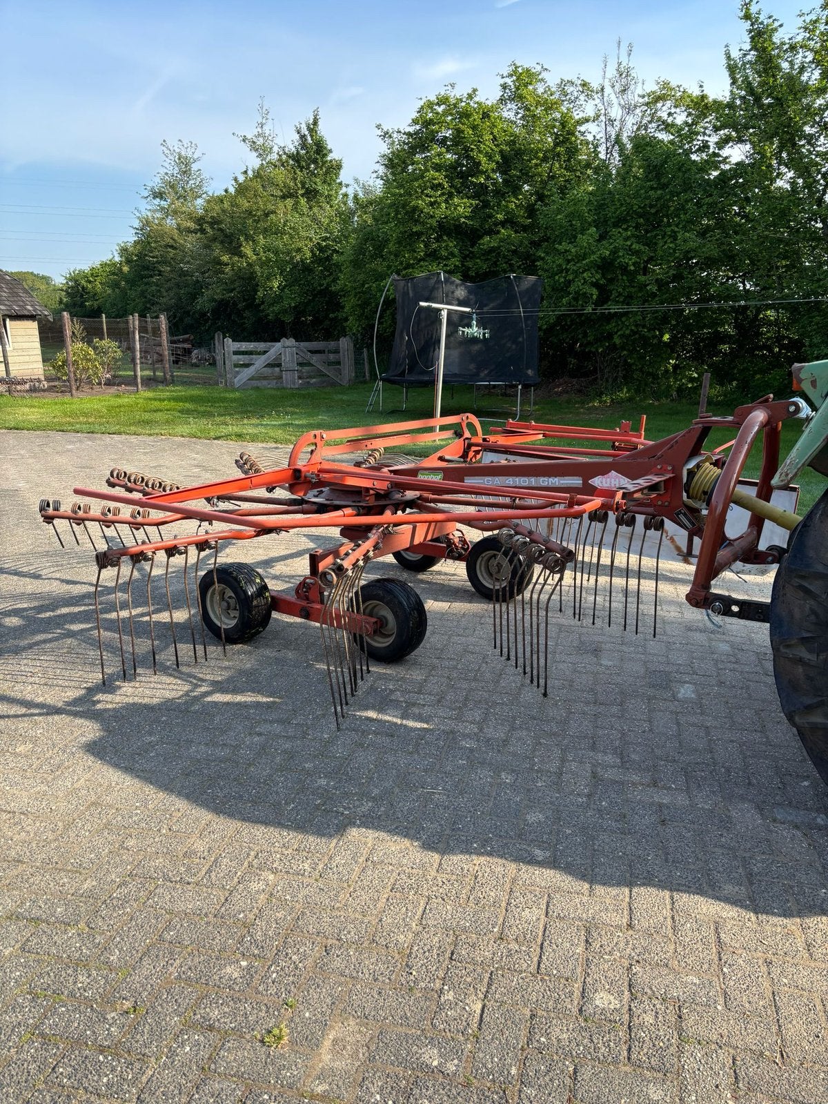 Kuhn 4101 hark, pz fanex en lely schudder kuhn strooier, Stof, Zwart, Beige, Onderhoudsboekje
