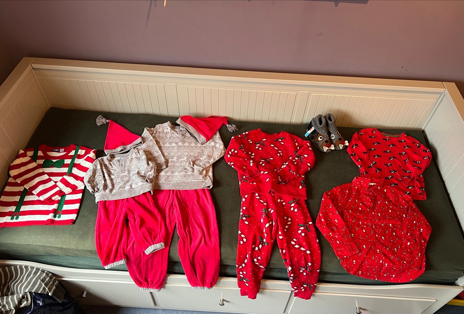 Kerstkleding/pyjama's (per item) - maat 110/116, Ophalen of Verzenden, Gebruikt, Jongen of Meisje, Nacht- of Onderkleding