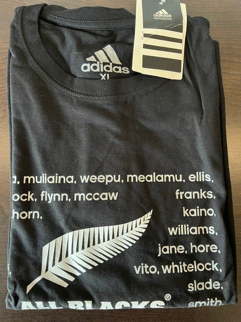 Vintage Adidas All Blacks Winners T-shirt 100% Cotton, Verzenden, Nieuw, Kleding