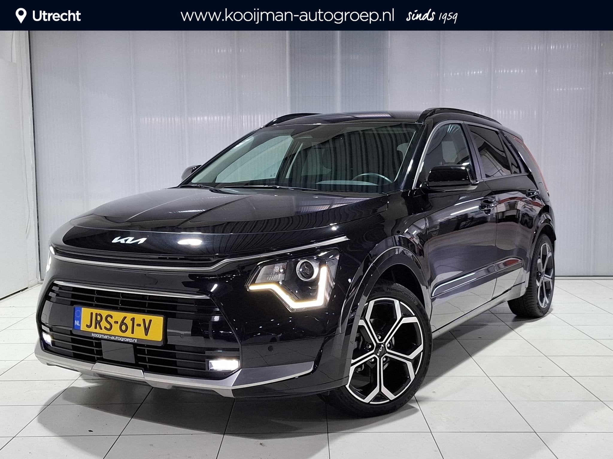 Kia Niro 1.6 GDi Hybrid DynamicLine 18 inch, Apple Carplay/A, 1374 kg, Gebruikt, Euro 6, Leder en Stof