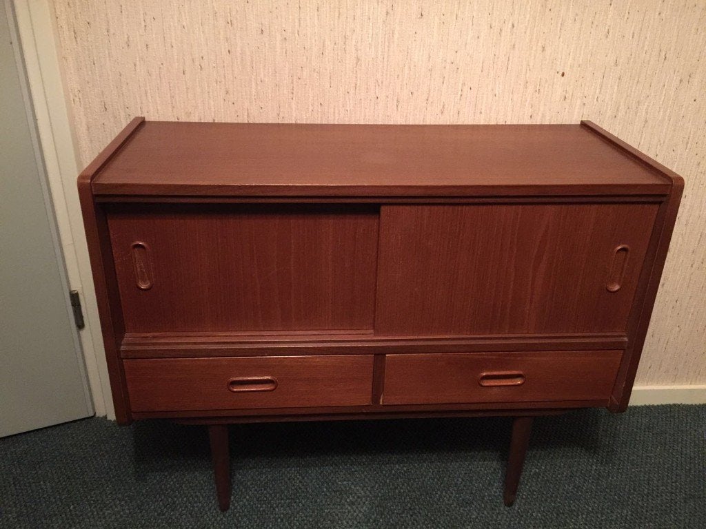 Retro Radio meubel in Deense stijl, Ophalen of Verzenden
