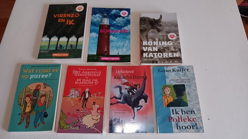 7 boeken dunne paperbacks nieuwstaat., Boeken, Ophalen of Verzenden, Zo goed als nieuw, Fictie