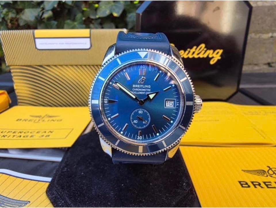 Breitling Superocean Heritage 38 Automatic a37320, Ophalen, Staal, Breitling, Polshorloge