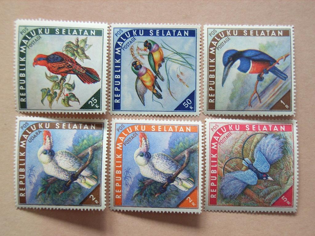 BL   Rep Maluku Selatan Vogels Pf, Ophalen of Verzenden, Postfris, Zuidoost-Azië