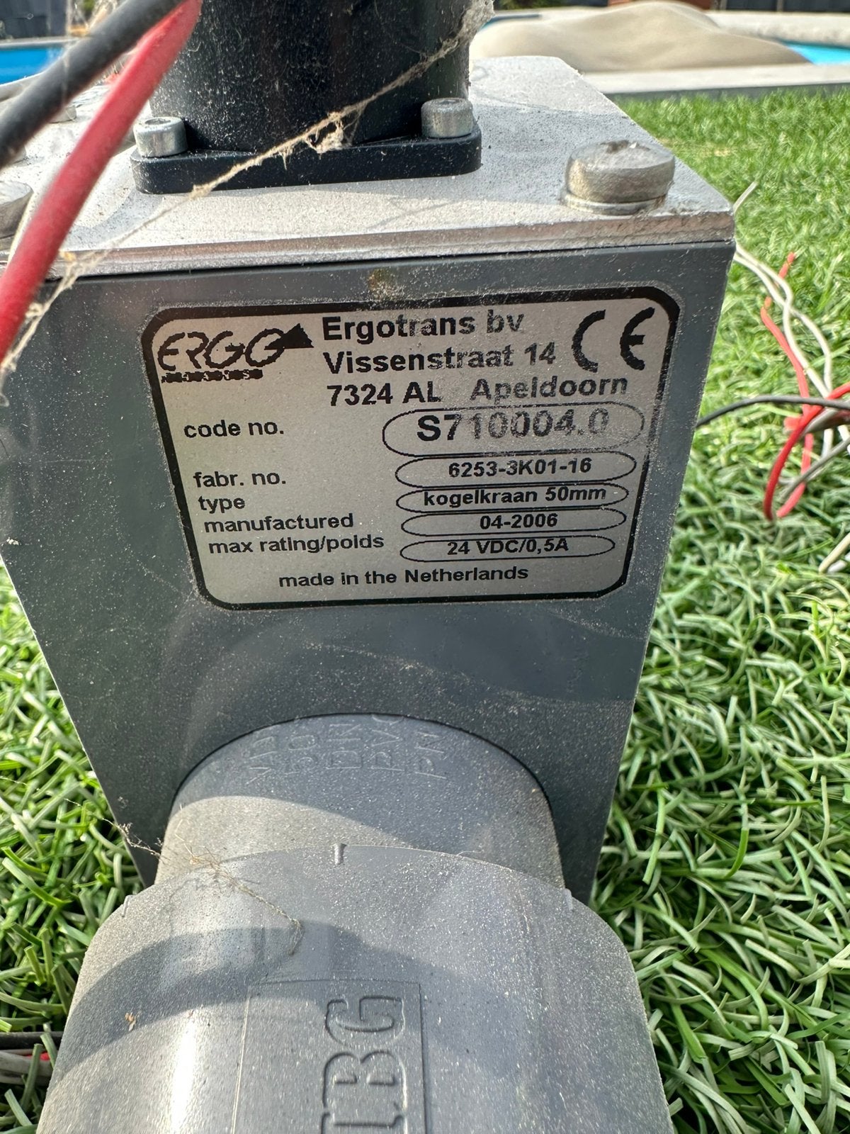 4 Elektrische klepaandrijving/actuator 18-24V+besturingsprin, Tuin en Terras, Ophalen of Verzenden, Zo goed als nieuw