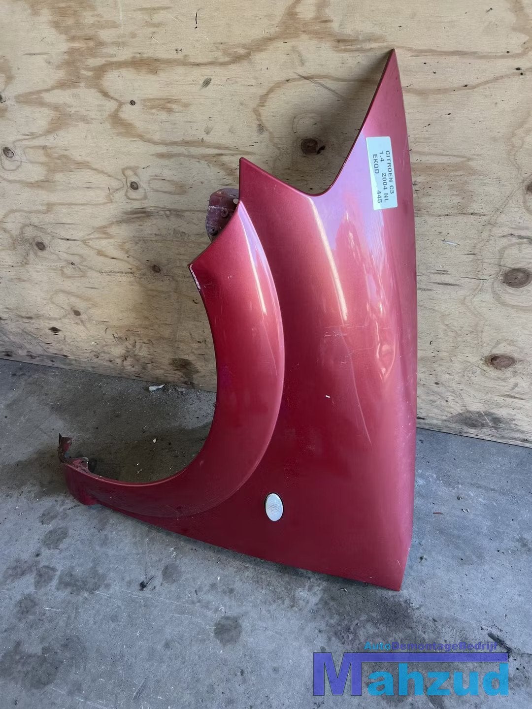 CITROEN C3 1 rood EKQD links voorscherm 2002-2009, Gebruikt, Citroën, Stellantis N.V., Voor