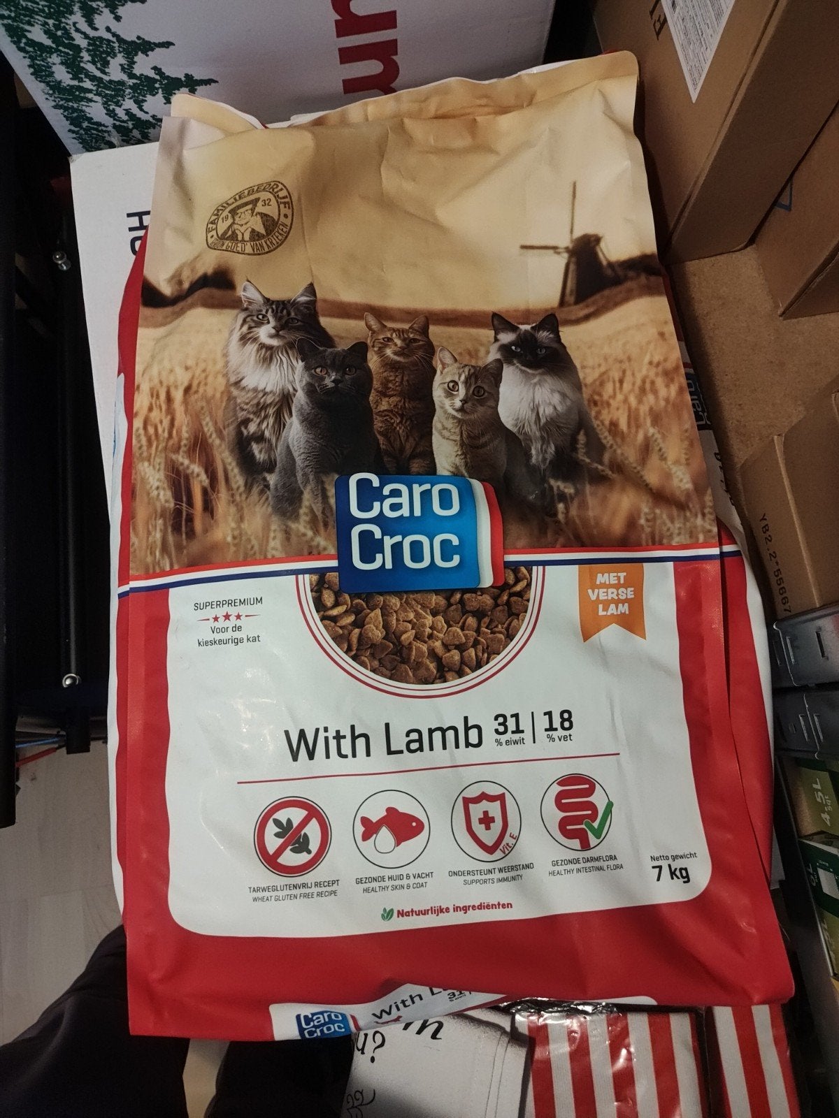 Carocroc lam kattenvoer 7 KG, Dieren en Toebehoren, Ophalen of Verzenden, Kat
