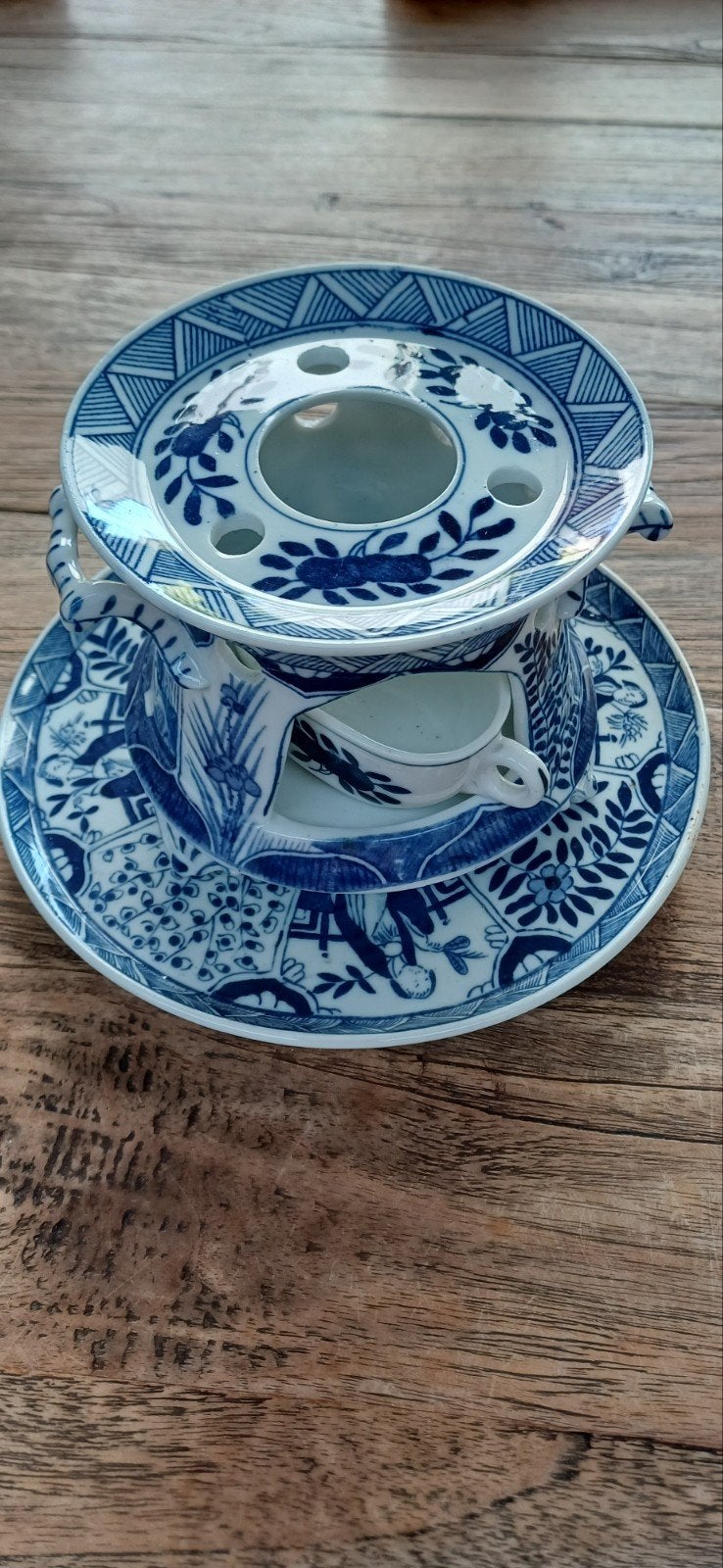 mosa lange lijs compleet theestoofje., Antiek en Kunst, Ophalen of Verzenden