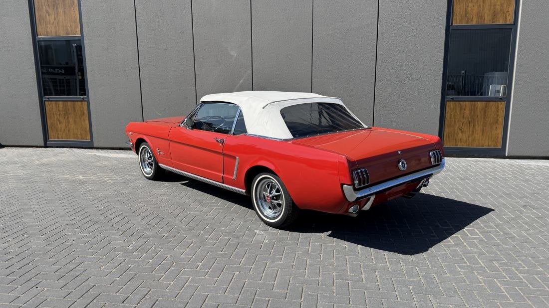 Ford Mustang - 1965 C-code, Auto's, Cabriolet, Bedrijf, Ford, Rood