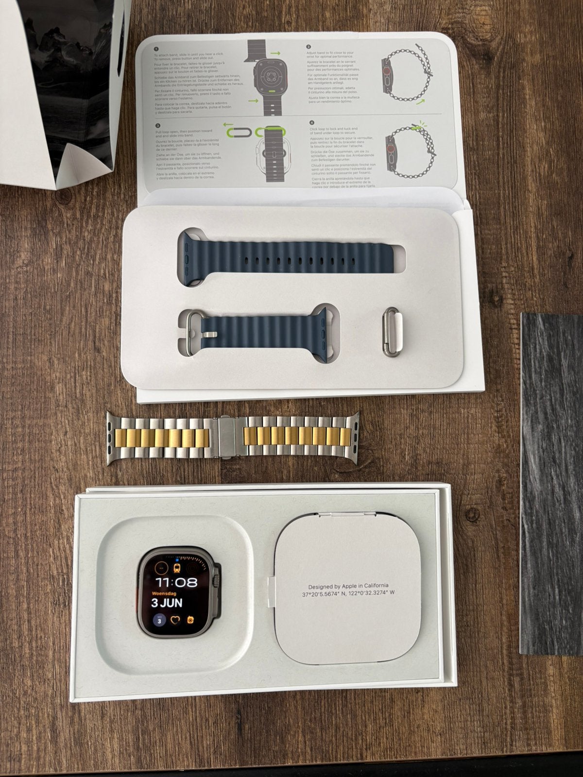 Apple Watch Ultra 3 | 49mm, Sieraden, Tassen en Uiterlijk, Smartwatches, IOS, Ophalen of Verzenden, Zo goed als nieuw, Hoogte