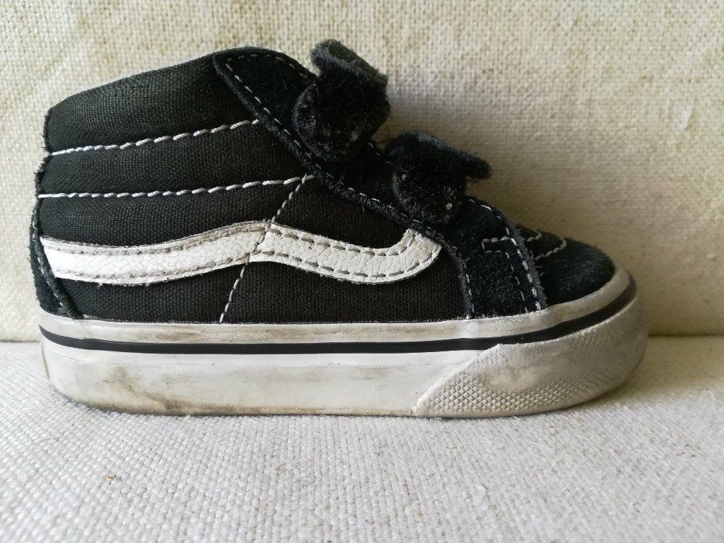 VANS zwart met klittenband maat 20, Vans, Jongen of Meisje, Schoenen, Ophalen of Verzenden