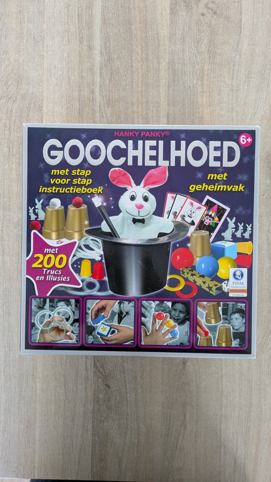 Hanky Panky Goochelhoed met Geheime Vak - 200 Trucs, Ophalen of Verzenden, Gebruikt, Jongen of Meisje