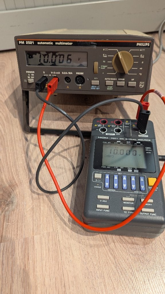 Philips PM 2521 automatic multimeter, Ophalen of Verzenden, Gebruikt, Multimeter