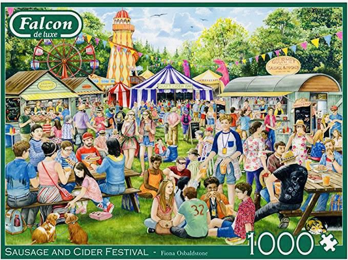Falcon de Luxe - Sausage & Cider Festival - 1000 stukjes, Ophalen of Verzenden, 500 t/m 1500 stukjes, Nieuw, Legpuzzel