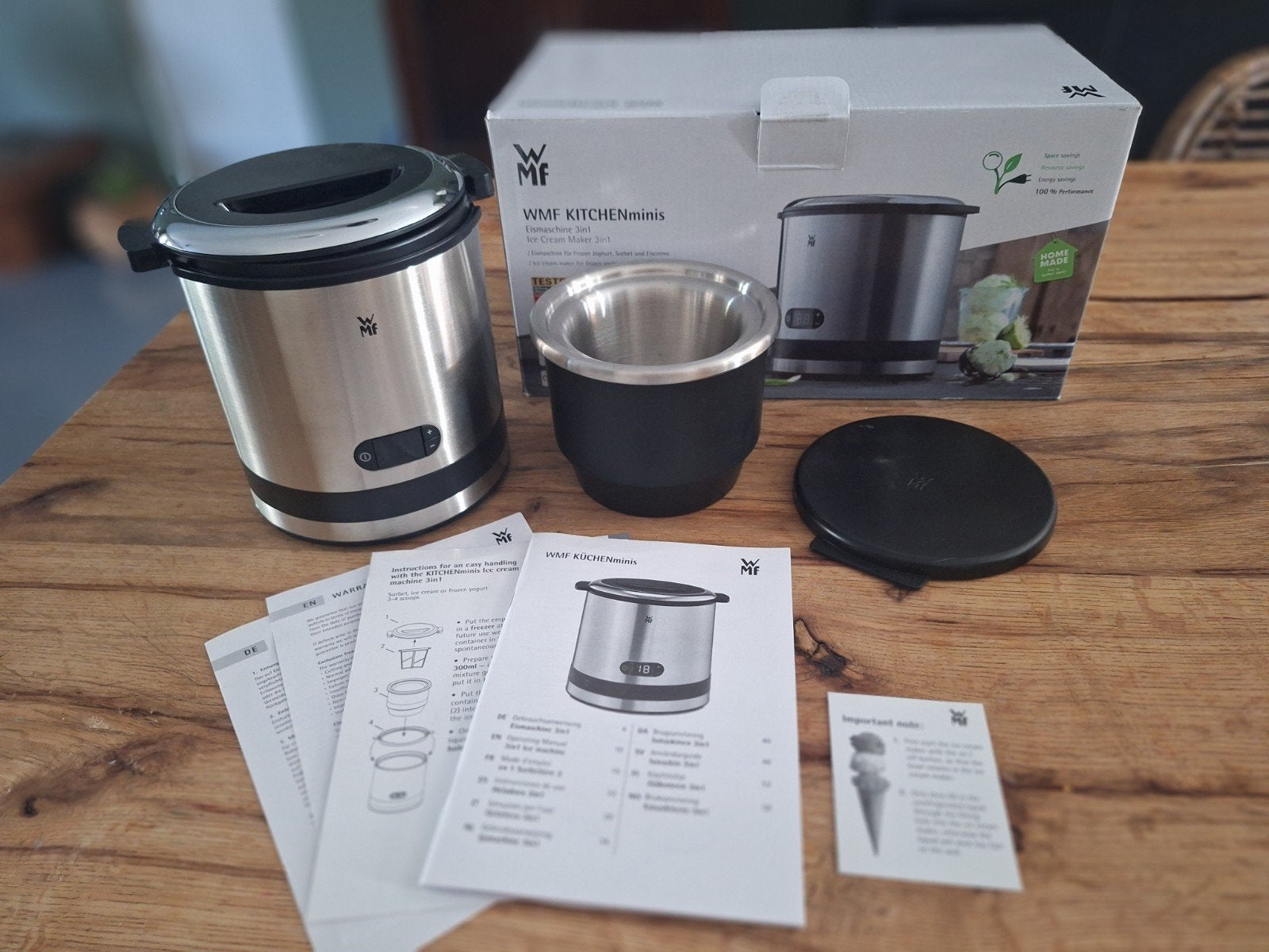 WMF IJsmachine 3 in 1 - Nieuw in doos, Verzenden, Nieuw, Koelelement