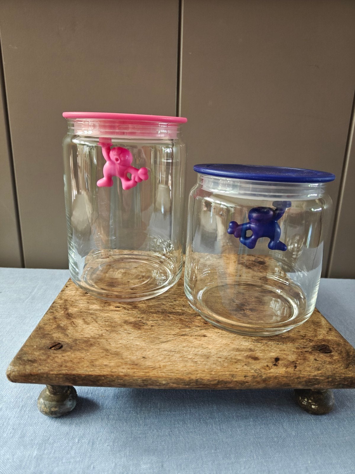 Alessi ganni voorraad potten 2x, Glas of Glazen, Ophalen of Verzenden, Overige stijlen, Glas