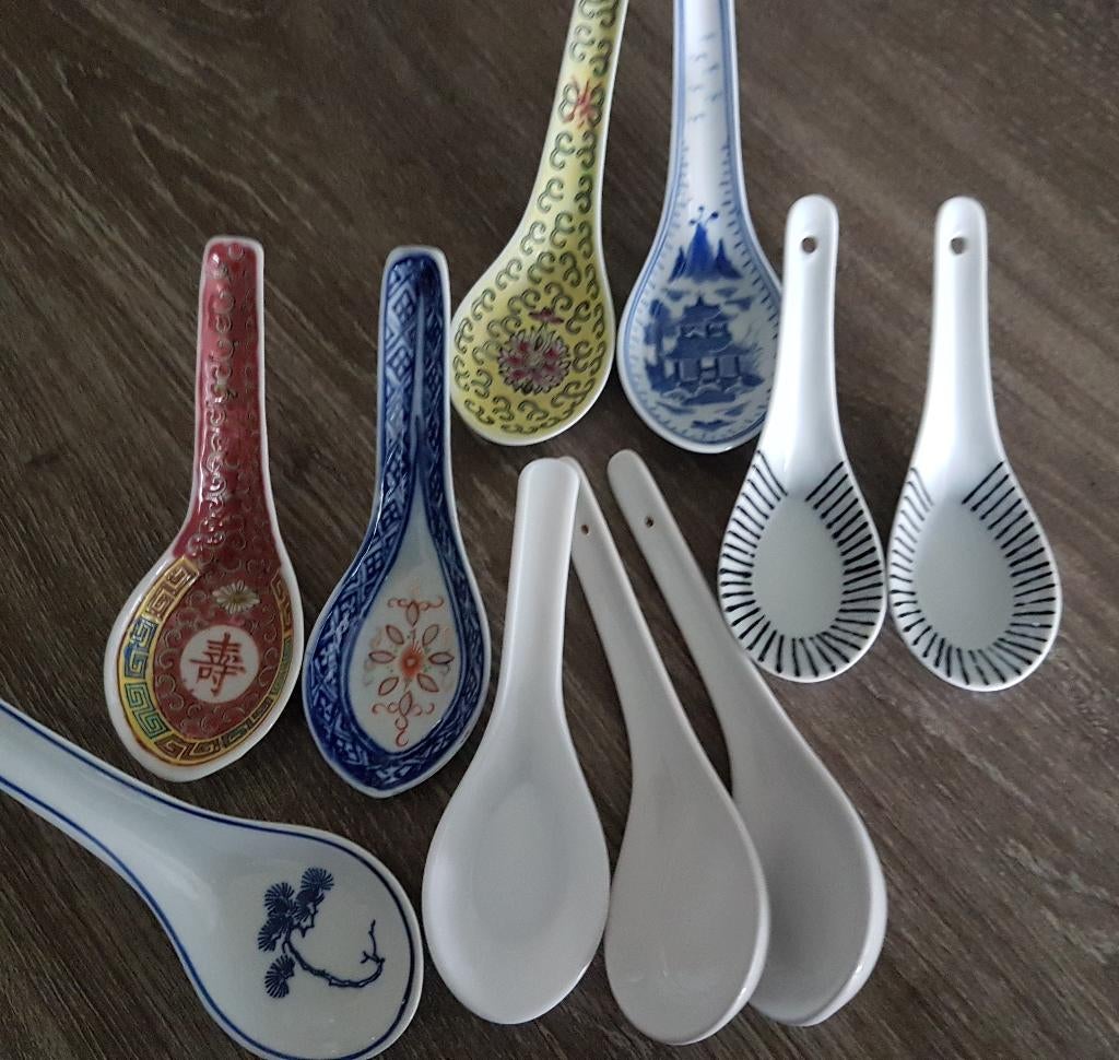 Chinese soeplepels, Ophalen, Overige materialen, Gebruikt, Vaatwasserbestendig