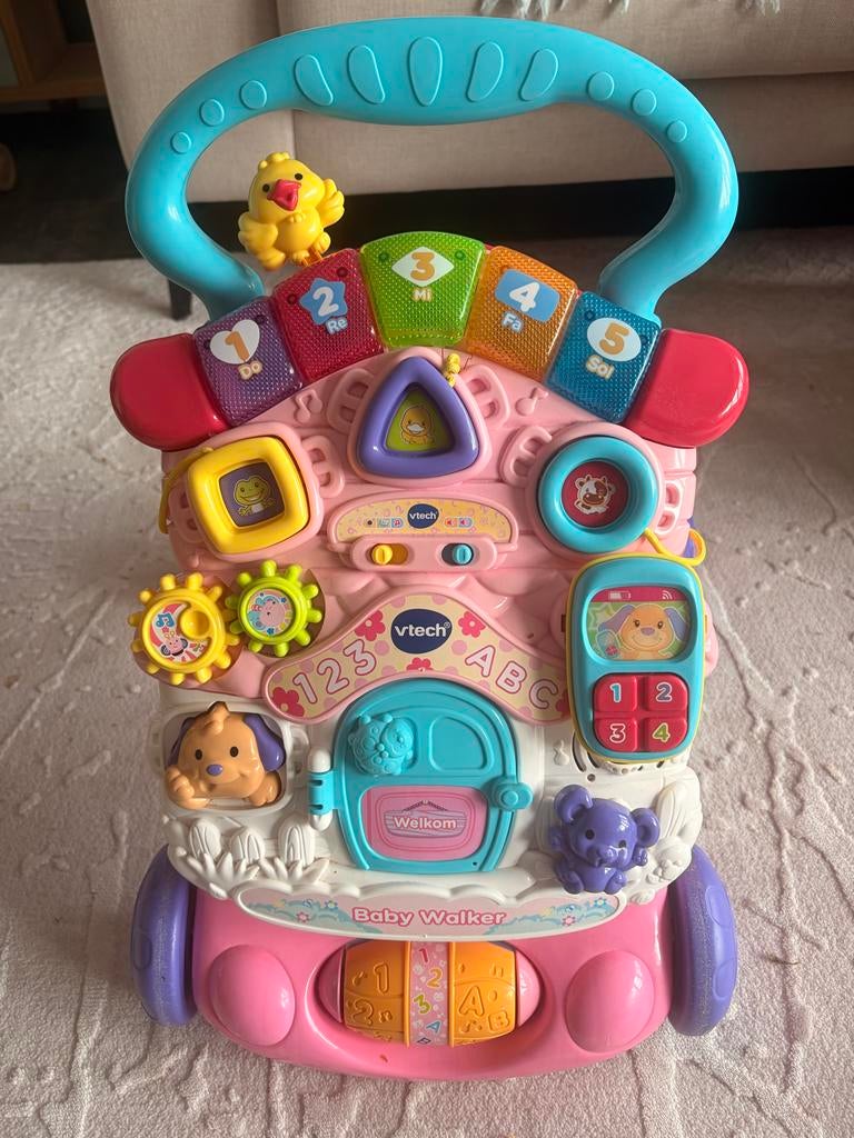 Vtech Baby Walker roze, Kinderen en Baby's, Speelgoed | Vtech, Ophalen, Gebruikt, 6 maanden tot 2 jaar