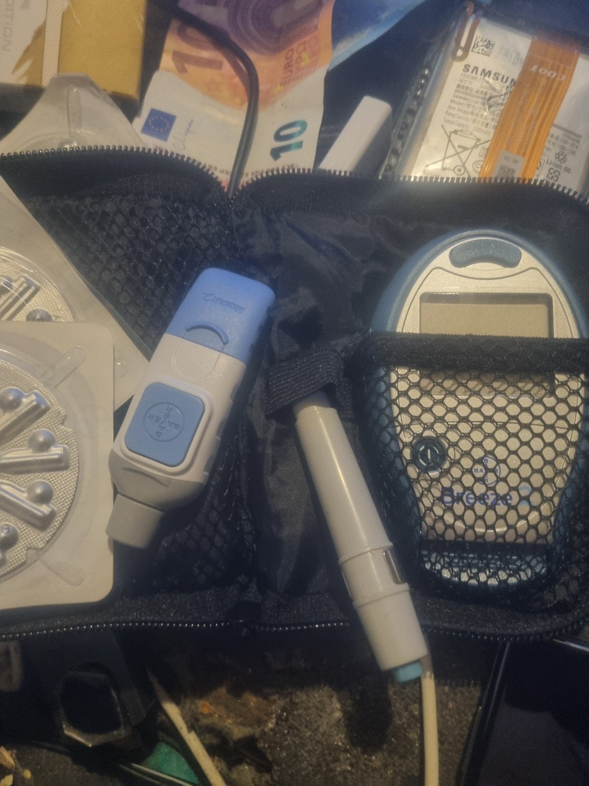 Bayer Contour Bloedglucosemeter Set, Witgoed en Apparatuur, Persoonlijke-verzorgingsapparatuur, Gebruikt, Overige typen, Ophalen of Verzenden