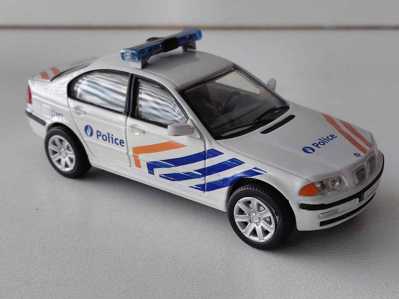Cararama BMW 3 serie Politie Police modelauto miniatuurauto, Hobby en Vrije tijd, Ophalen of Verzenden, Nieuw, Auto, Overige merken