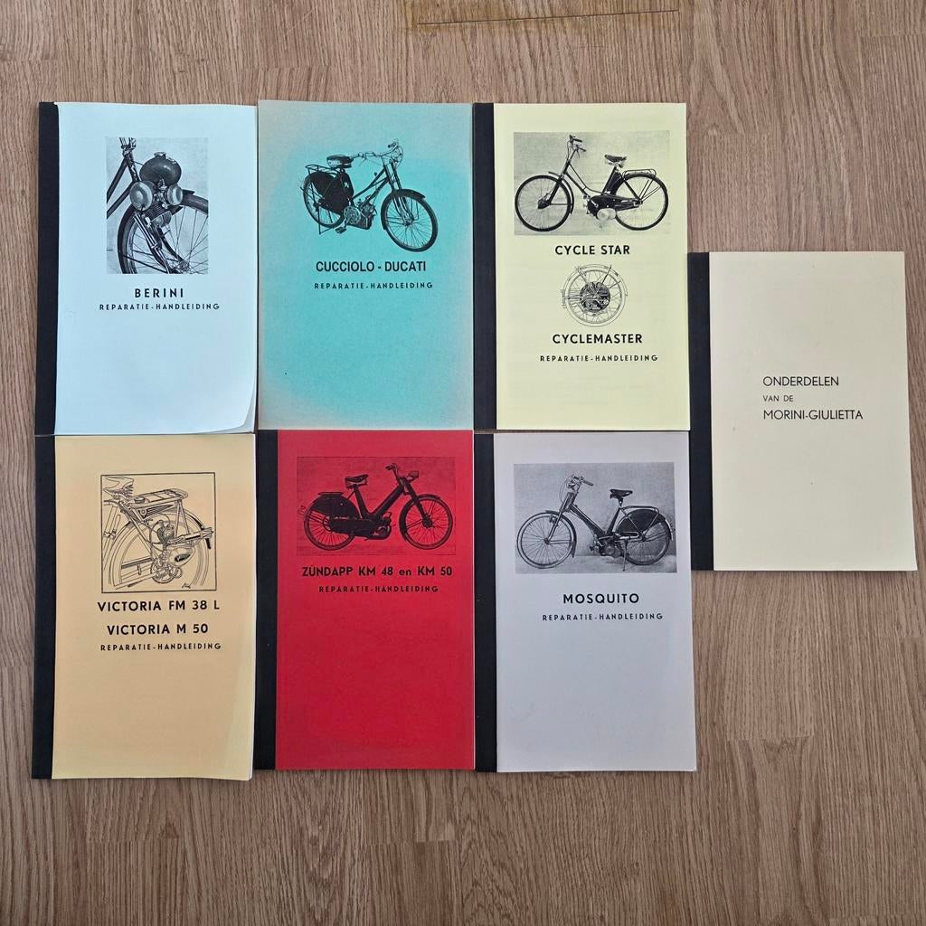 Diverse Reparatiehandleidingen voor bromfietsen/scooters, Ophalen of Verzenden, Nieuw