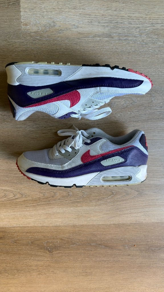 Nike Air Max 90 Eggplant Pink Purple CW1360-100, Overige kleuren, Nike, Ophalen of Verzenden, Sneakers of Gympen