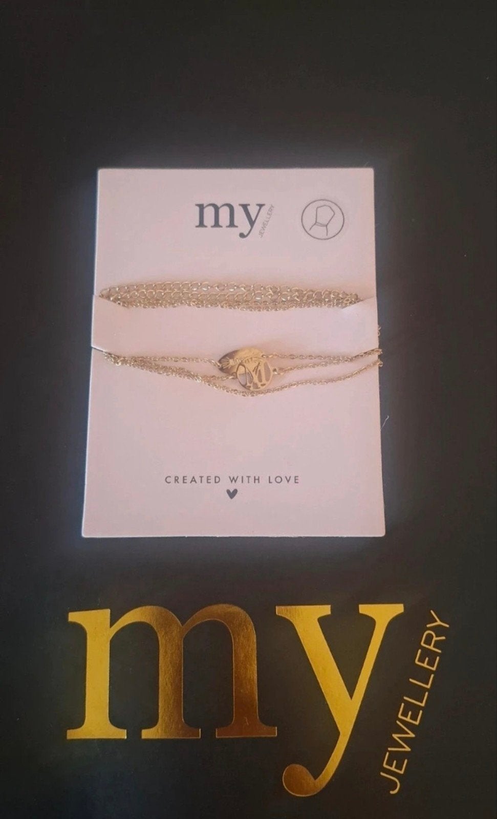 Goudkleurige bodychain van My Jewellery, Sieraden, Tassen en Uiterlijk, Kettingen, Ophalen of Verzenden, Nieuw, Goud, Overige materialen