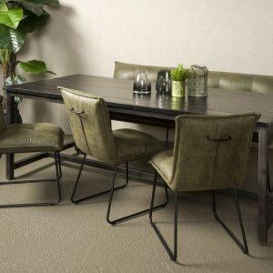 *OPRUIMING* Eetkamertafel Paterno 200 cm €739,- NU €369,50 4, Eetkamertafel Eettafel Tafel Mango Hout Gratis Bezorging, Vijf personen of meer