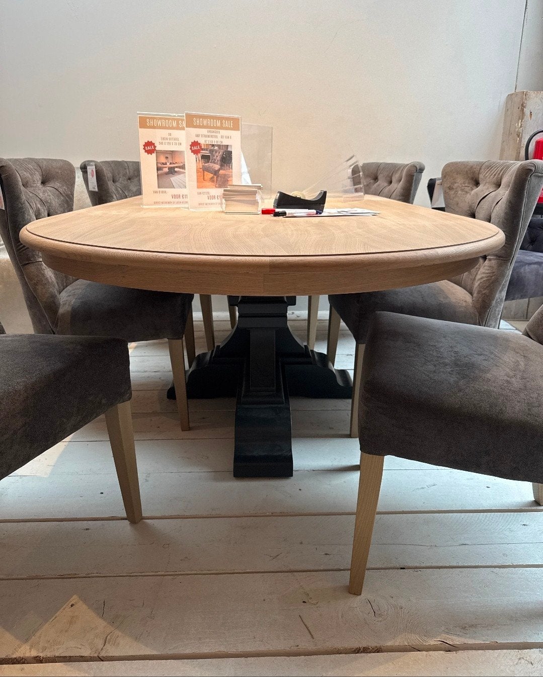 kloosterpoot eettafel 240x110x78cm