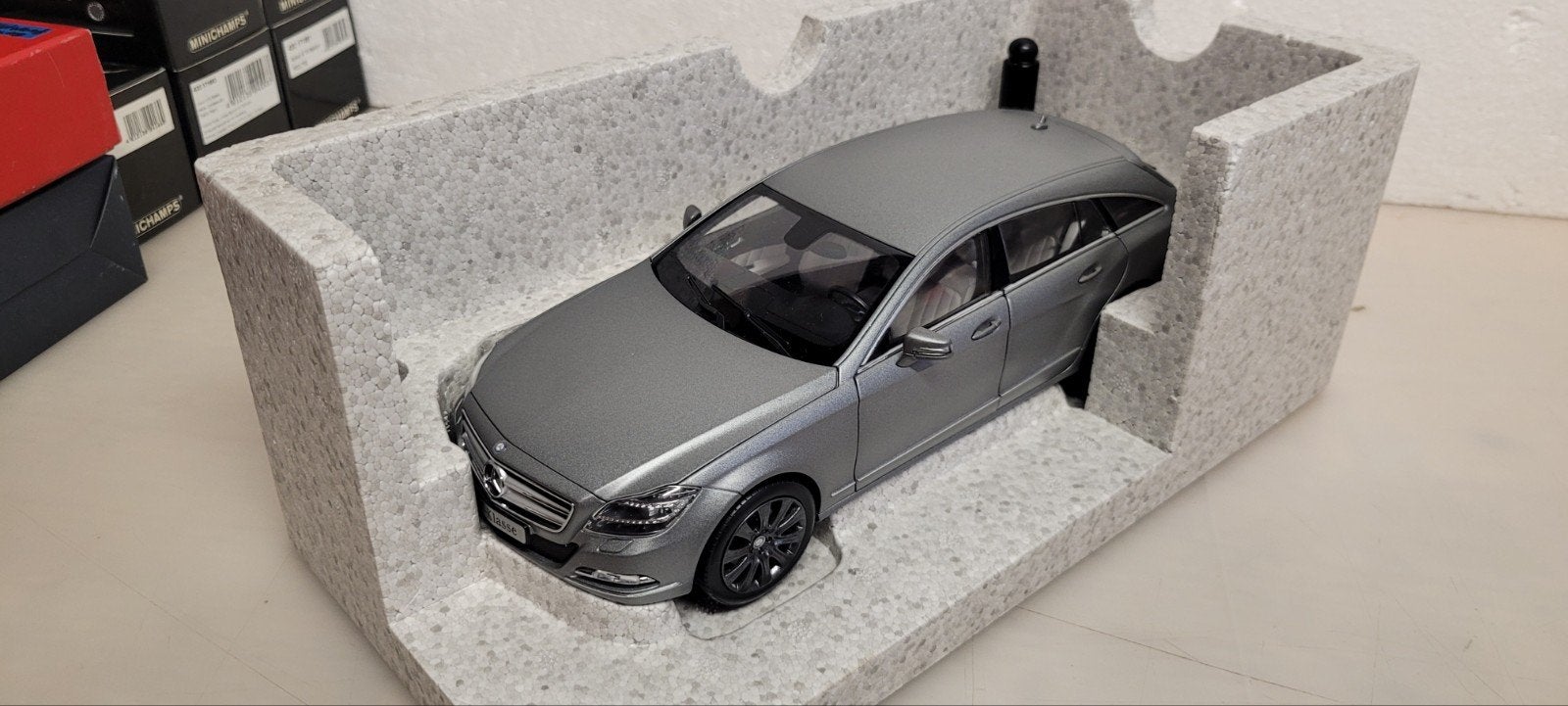 Norev Mercedes CLS Shooting Brake X218, Ophalen of Verzenden, Zo goed als nieuw, Auto, Norev