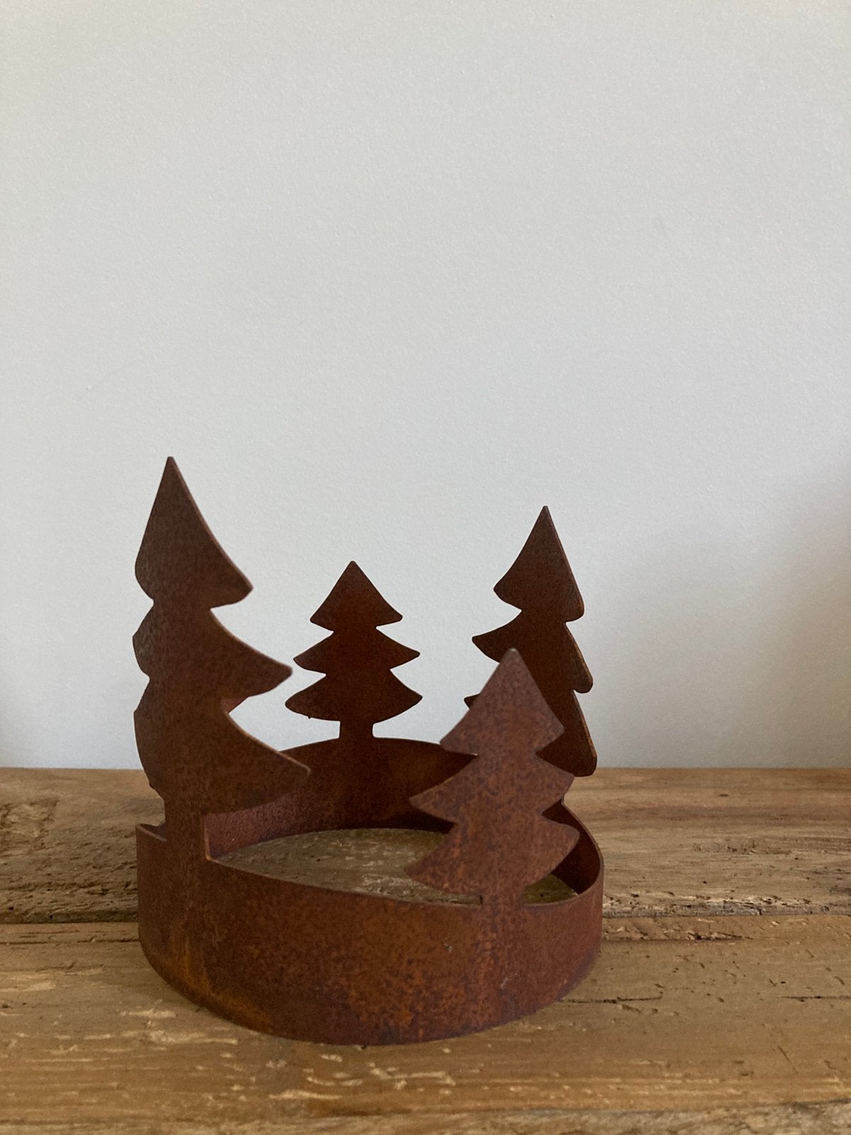 Kerstdecoratie Cortenstaal., Ophalen of Verzenden, Zo goed als nieuw