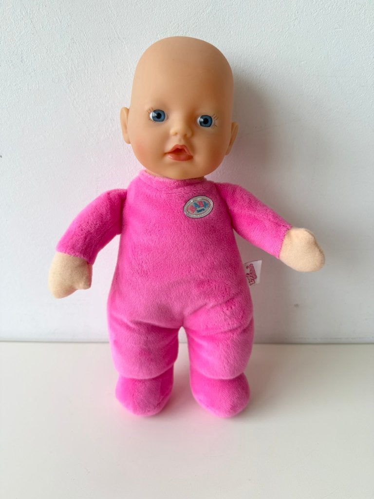 Pop Baby Born First Love zacht roze 30 cm / Zapf Creation, Ophalen of Verzenden, Zo goed als nieuw, Babypop