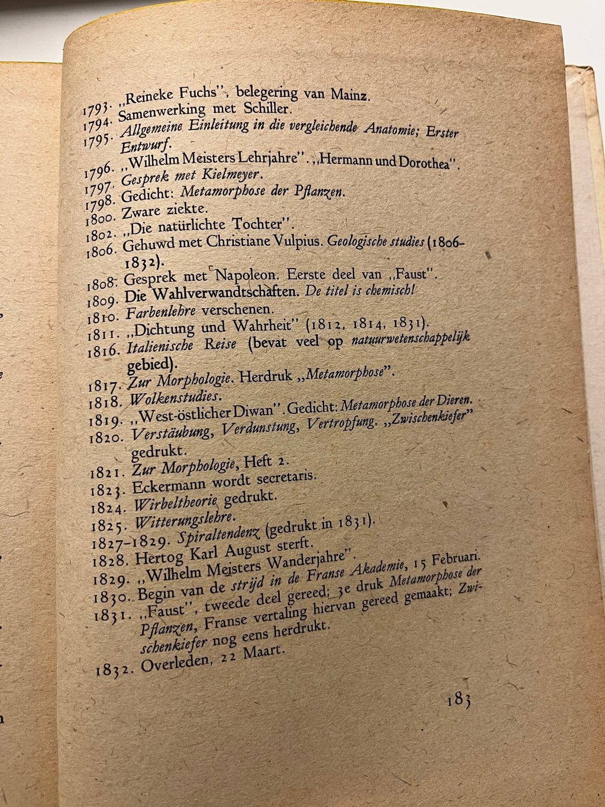 Goethe als Natuuronderzoeker - Dr. A. Schierbeek, Ophalen of Verzenden, Gelezen, Natuurwetenschap